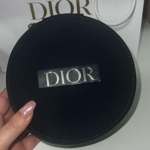 Dior Logo Vanity Case + Dior gift bag